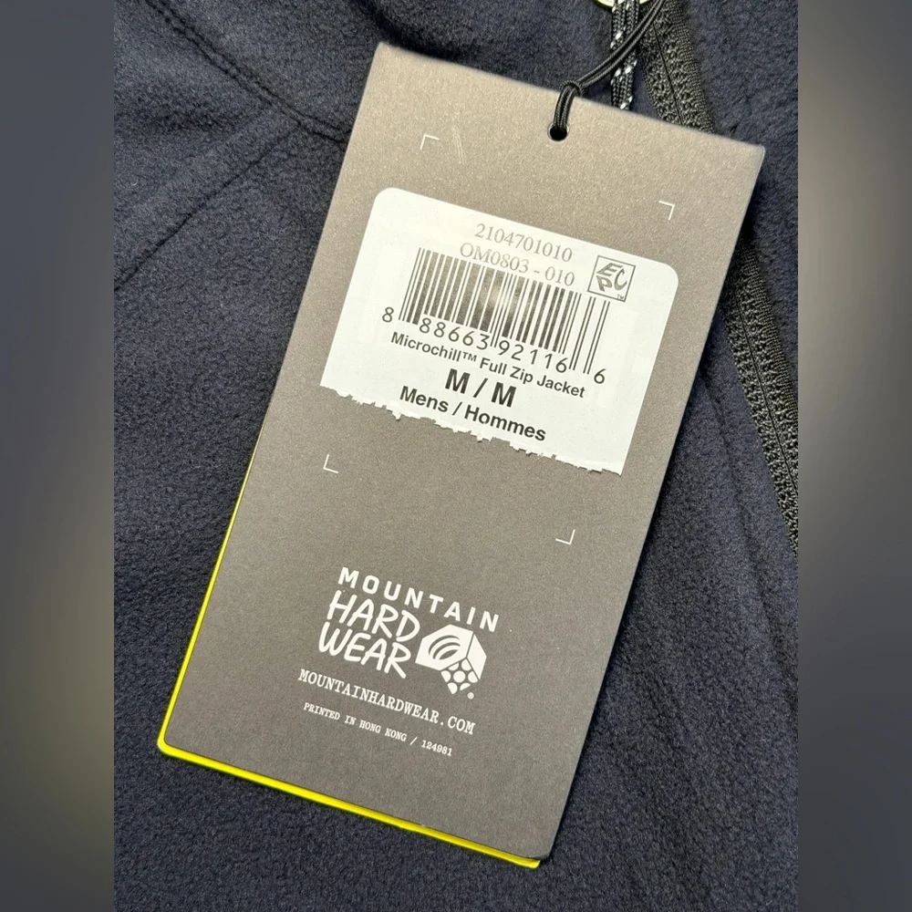 MEN'S MOUNTAIN HEADWEAR MICROCHILL™ FULL ZIP JACKET size medium - Picture 3 of 11